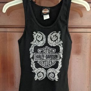 Harley-Davidson black tank top, small